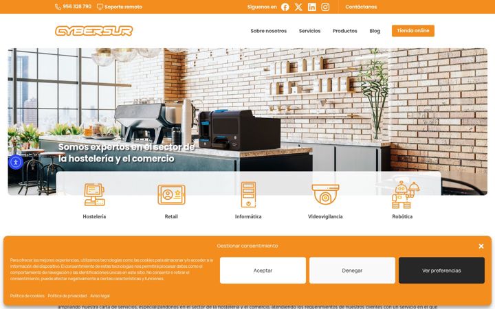 Screenshot of cybersur.net