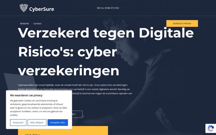 Screenshot of cybersure.nl