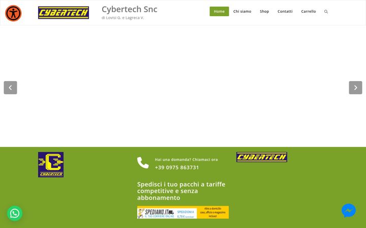 Screenshot of cybertechsas.it