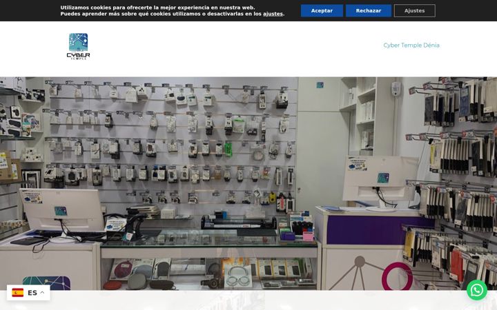 Captură de ecran a cybertempledenia.es