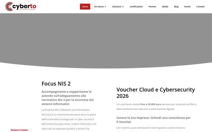 Screenshot of cyberto.it