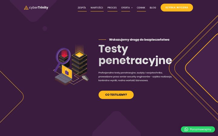 Screenshot of cybertrinity.pl