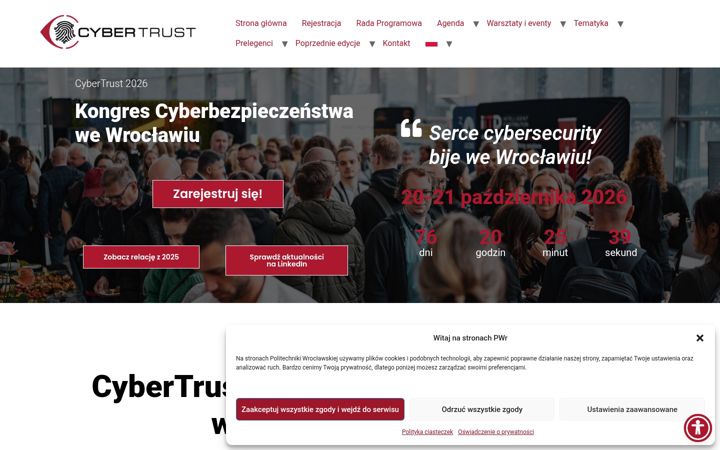 Screenshot of cybertrust.org.pl