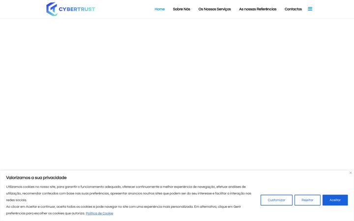Screenshot of cybertrust.pt
