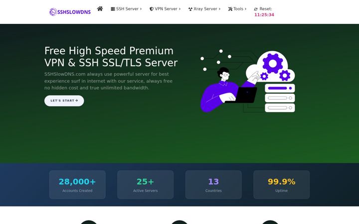 Captură de ecran a cybertunnel.net