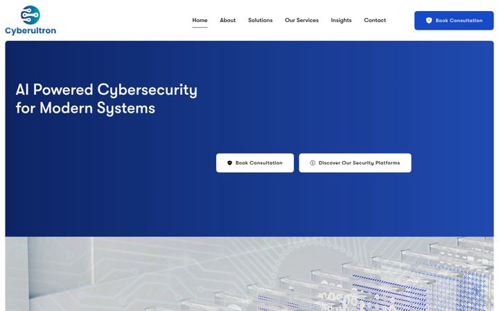 Zrzut ekranu cyberultron.ai