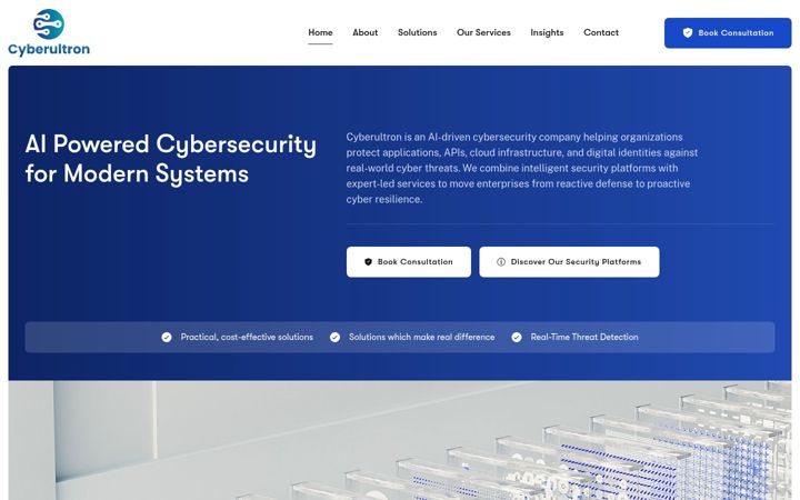Screenshot of cyberultron.com