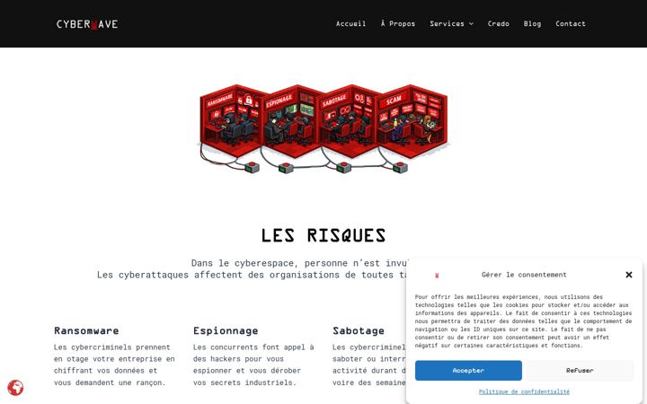 Screenshot of cyberwave.network