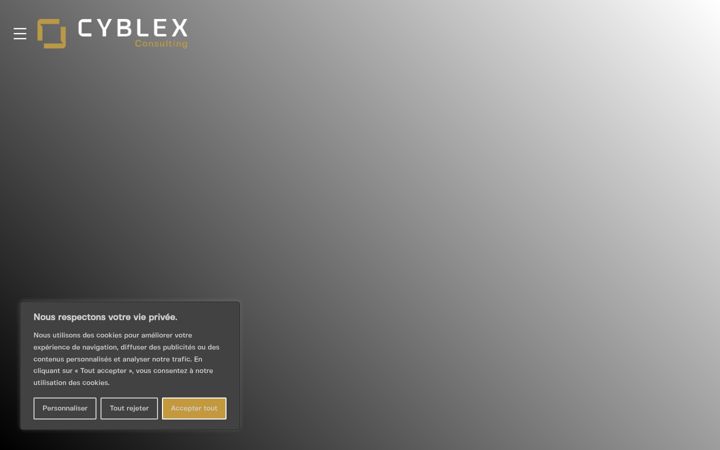 Screenshot of cyblextechnologies.com