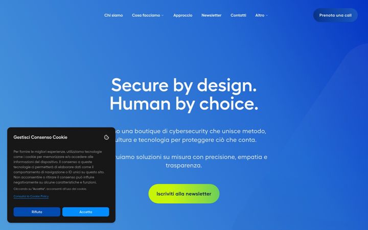 Screenshot of cybrain.it
