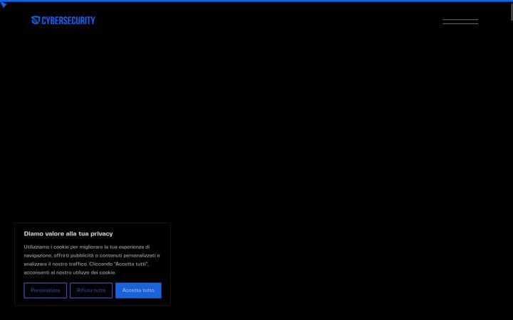 Screenshot of cybsec.it