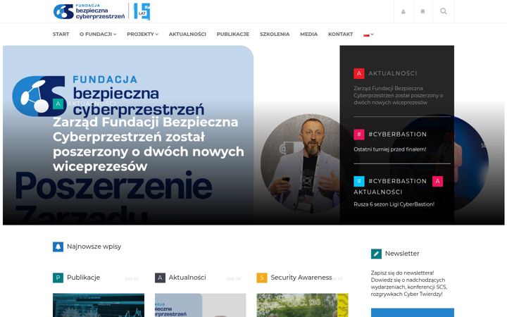 Screenshot of cybsecurity.org