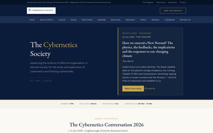 Screenshot of cybsoc.org