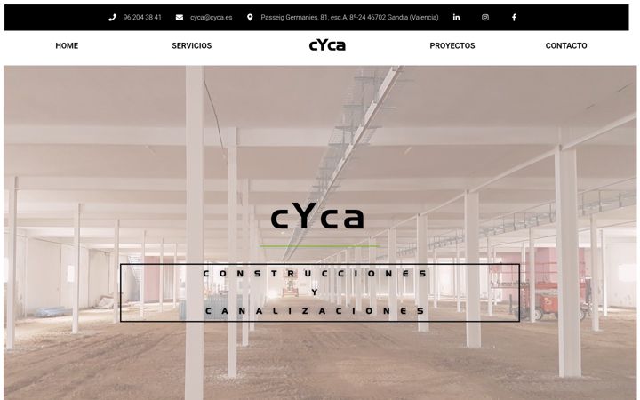 Screenshot of cyca.es