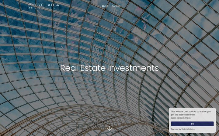 Screenshot of cycladiacapital.com