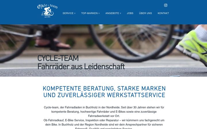 Screenshot of cycle-team.de