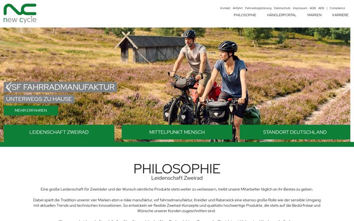 Screenshot of cycle-union.de