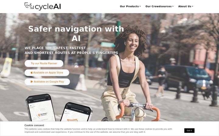 Screenshot of cycleai.net
