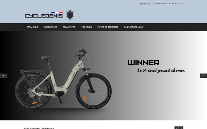 Screenshot of cycledenis.fr