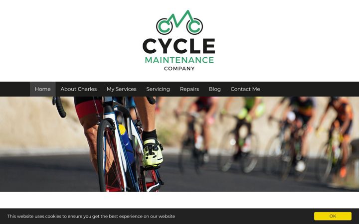 Screenshot of cyclemaintenancecompany.com
