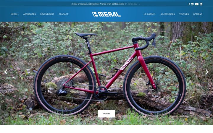 Screenshot van cycles-meral.fr