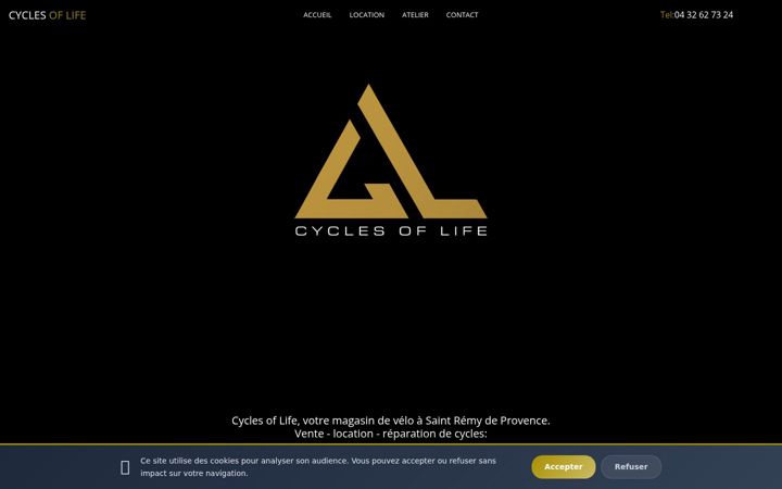 Screenshot van cyclesoflife.fr