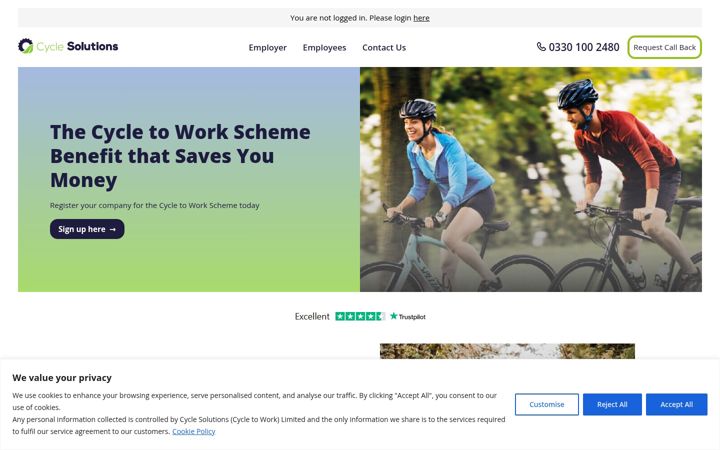 Screenshot of cyclesolutions.info