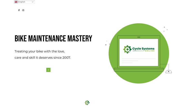 Screenshot of cyclesystemsonline.com