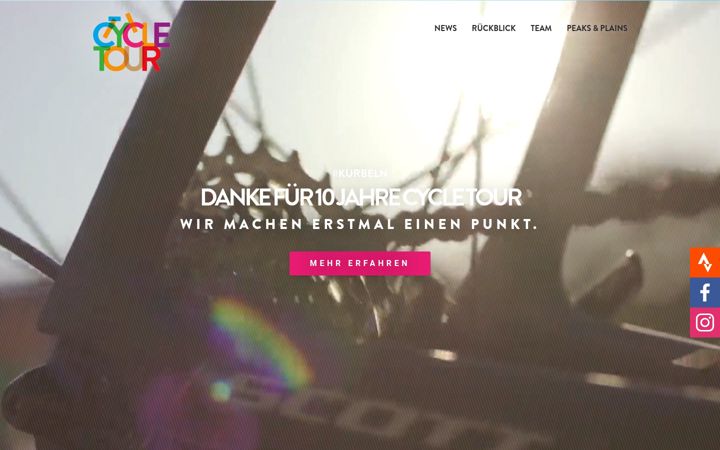 Screenshot of cycletour.de