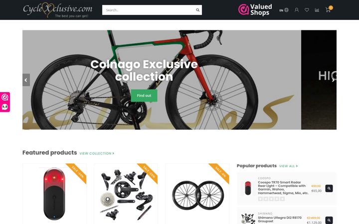 Screenshot of cyclexclusive.com