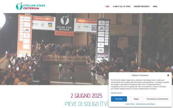 Screenshot of cyclingstarscriterium.it