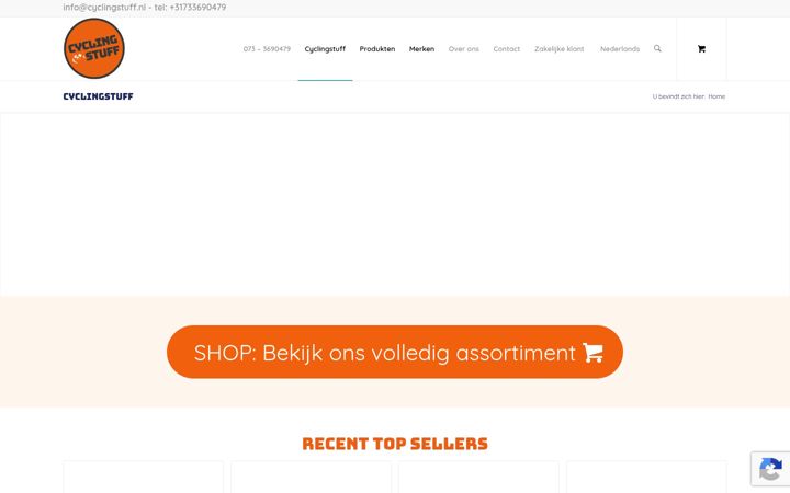 Screenshot ta' cyclingstuff.nl
