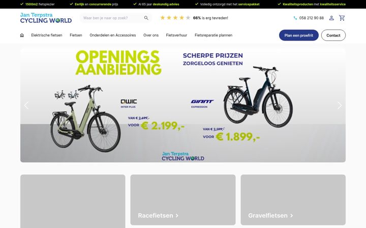 Screenshot of cyclingworld.nl