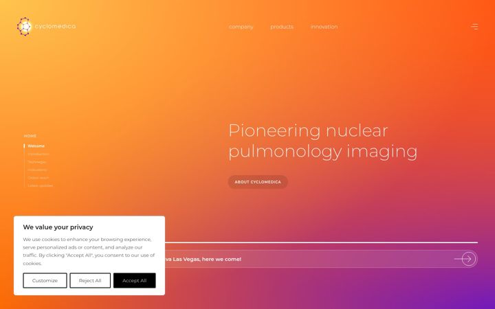 Screenshot of cyclomedica.com