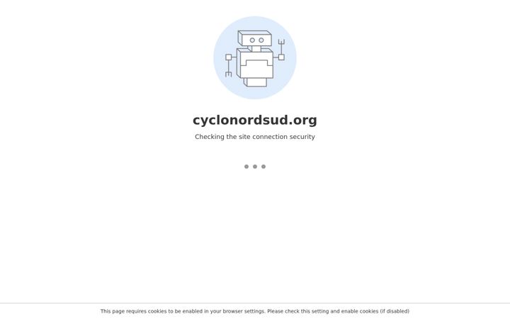 Screenshot of cyclonordsud.org