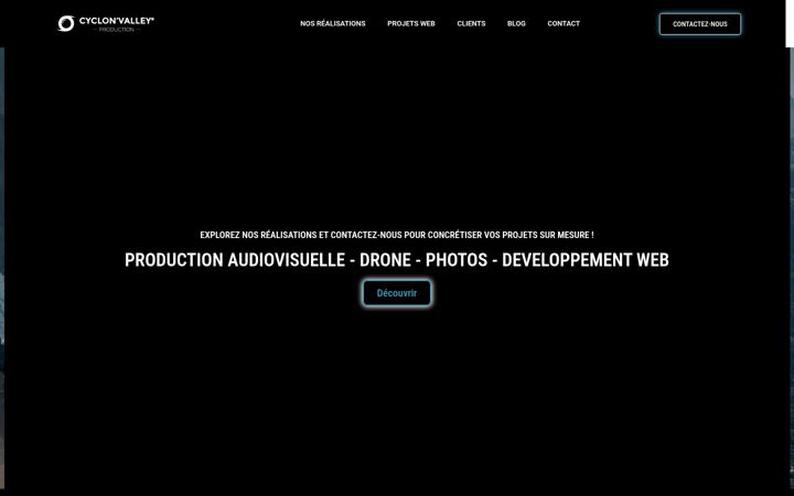 Screenshot von cyclonvalleye.fr