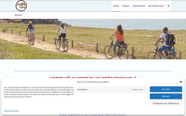 Screenshot von cycloo-repare.fr