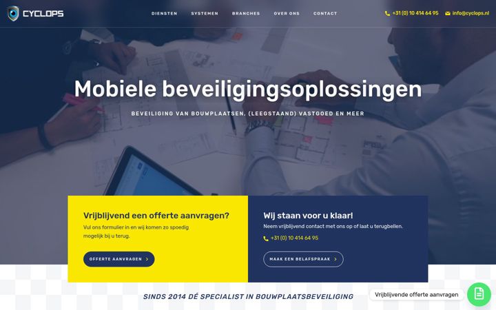 Screenshot ta' cyclops.nl
