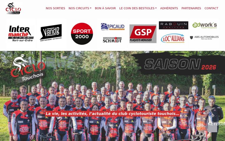 Screenshot von cyclotouchois.fr