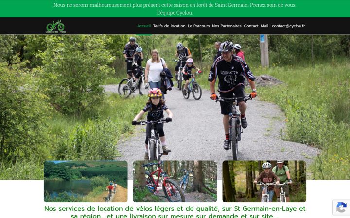 Screenshot of cyclou.fr
