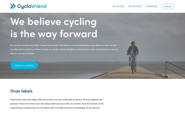 Screenshot of cyclovriend.nl