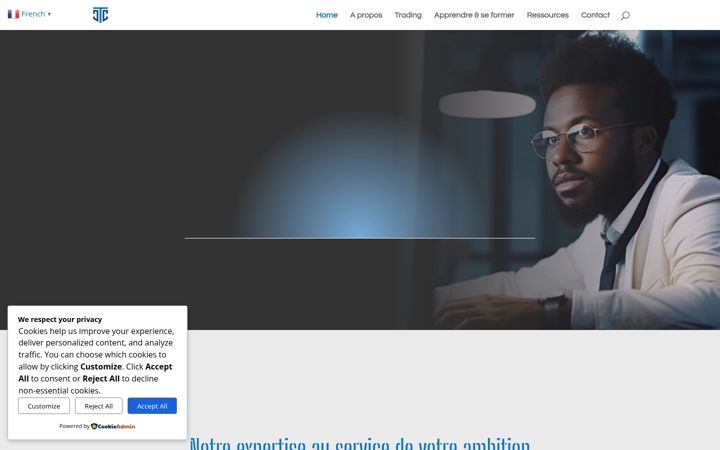 Screenshot of cydatatradecenter.com