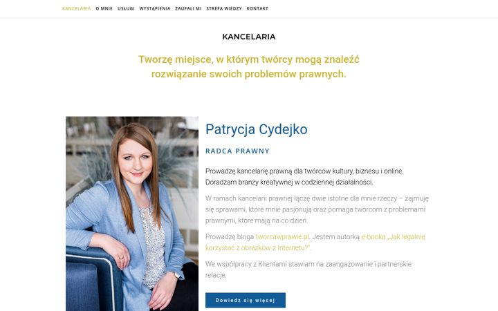 Screenshot of cydejko-kancelaria.pl