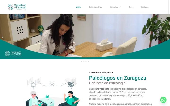 Screenshot di cyepsicologos.es