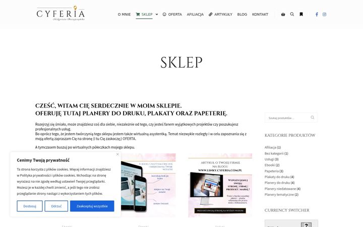 Screenshot di cyferia.com.pl