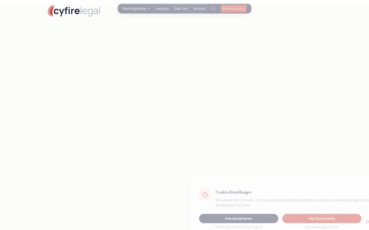 Screenshot of cyfire.de