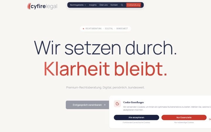 Screenshot of cyfire.net