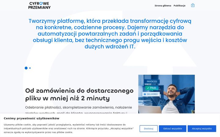 Screenshot di cyfroweprzemiany.pl