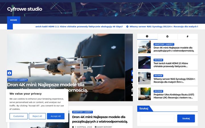 Screenshot ta' cyfrowestudio.pl