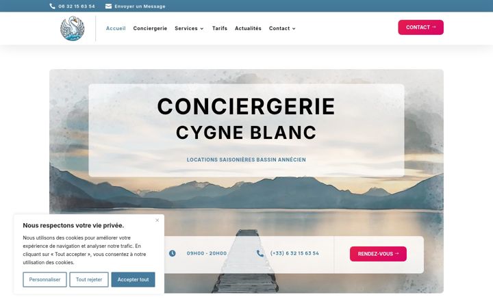 Screenshot of cygne-blanc.fr